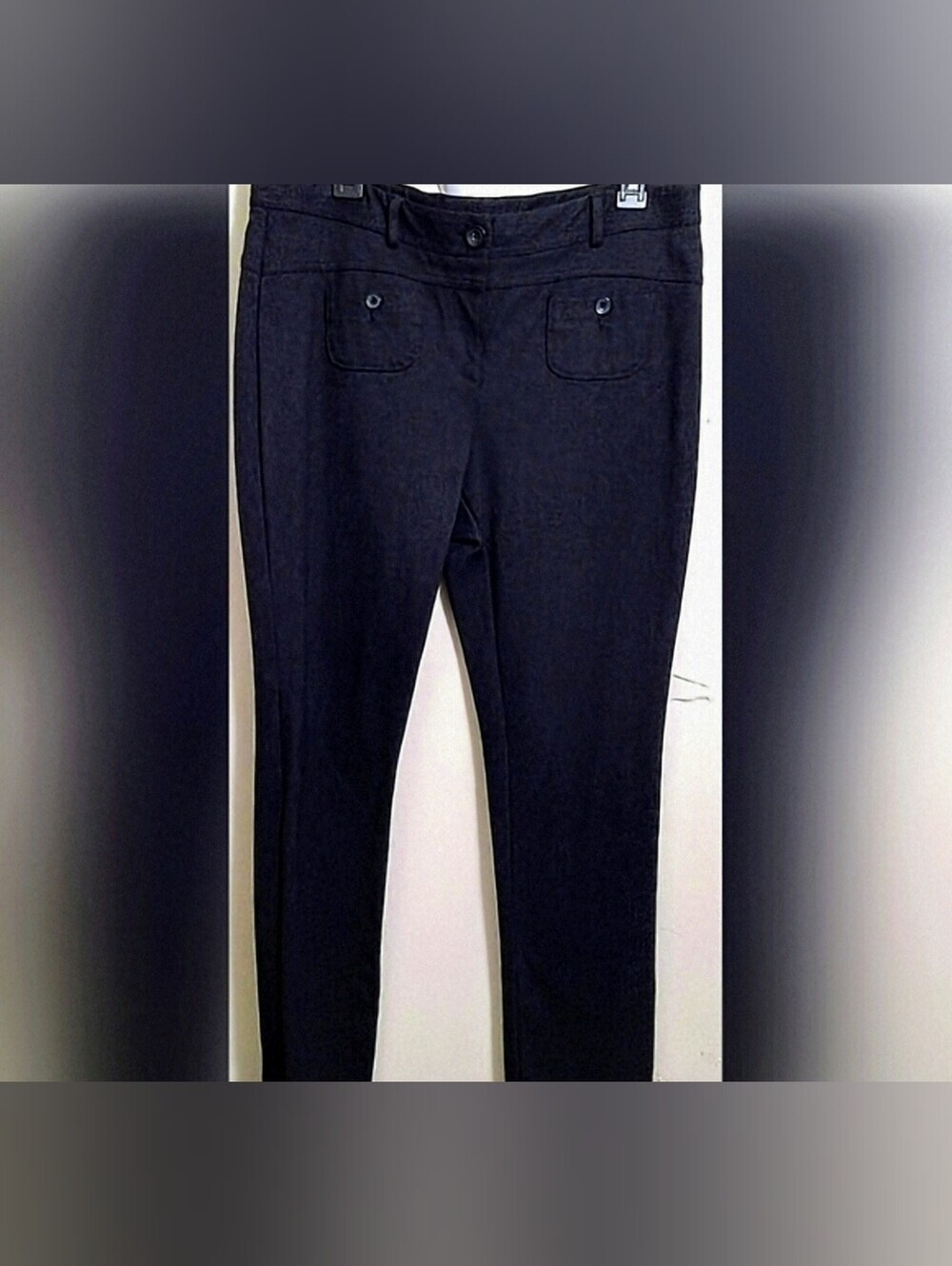 NWOT INC International Concepts Blue Black Casual Slacks